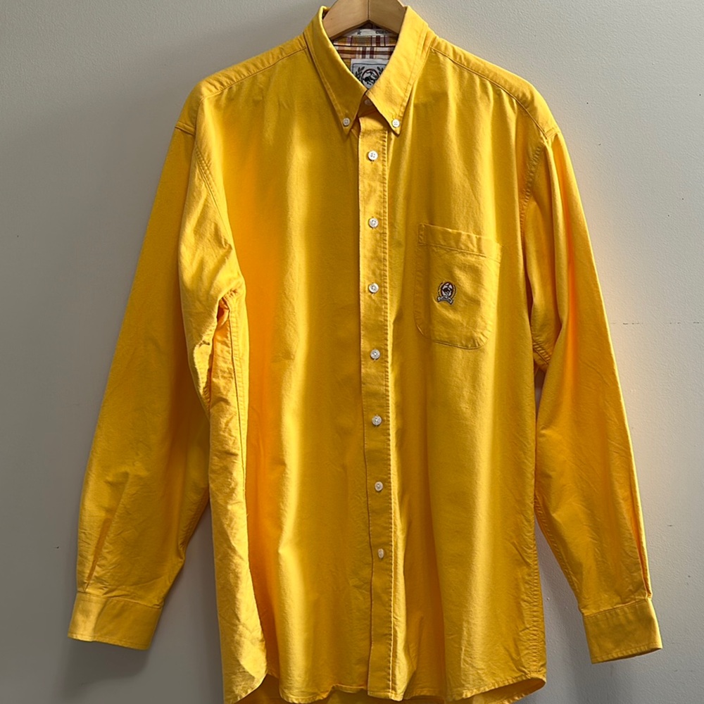 Cinch Bright Yellow Men's Button Down Shirt